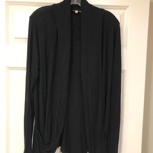 Black lightweight cardigan